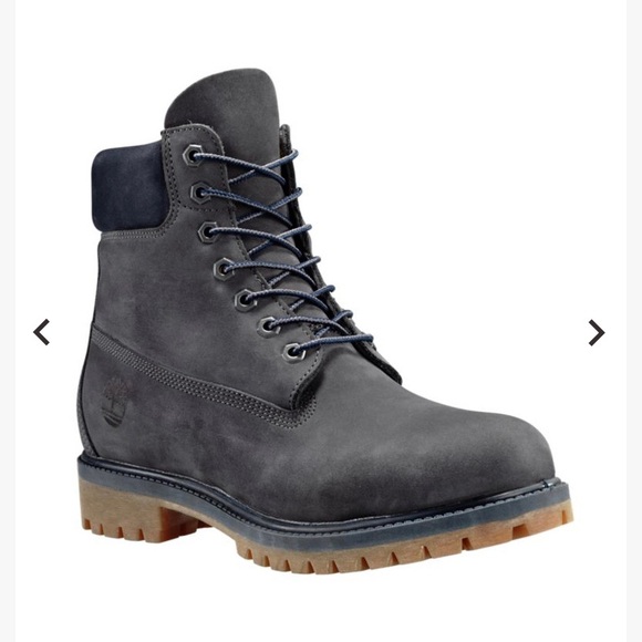 Gray Classic 6 Inch Timberland Boots - Picture 1 of 5